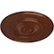 Ekena Millwork Large Floral Ceiling Medallion, Hand-Painted Burnished Mahogany Crackle, 41 1/8"OD x 2 1/2"P CM41FLBMC - alternate 2